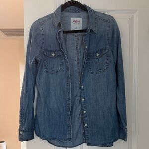 Mossimo Supply Co. Light Blue Denim Shirt